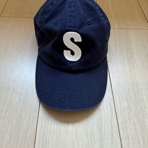 Kids Navy Blue Cap with White Letter